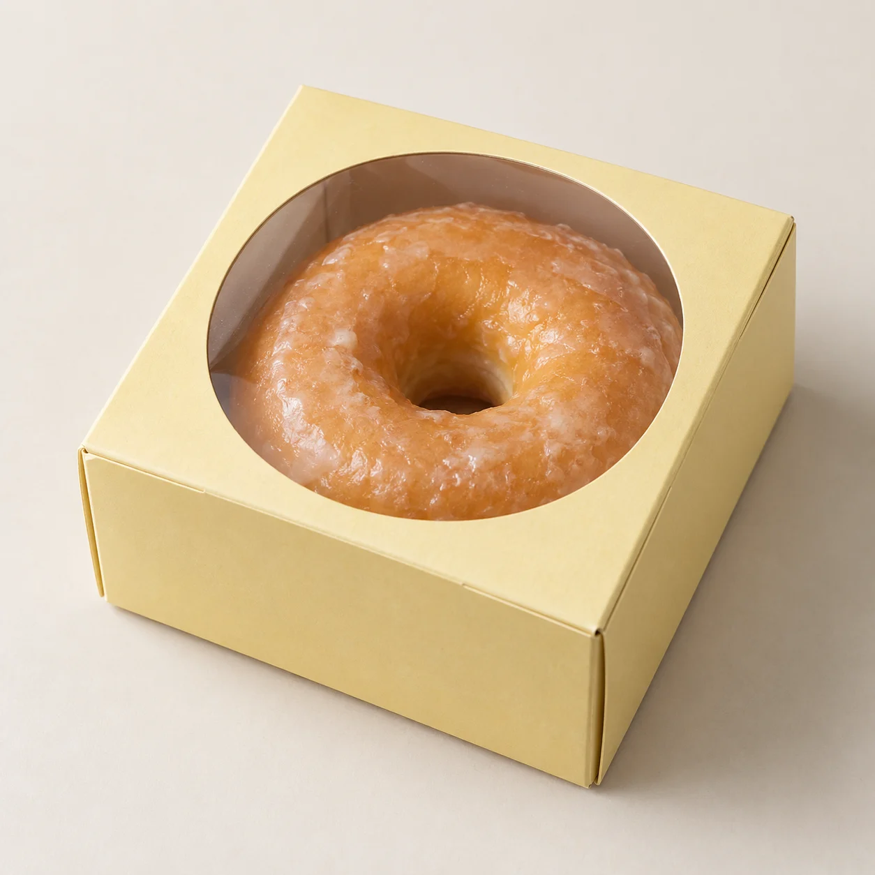 Donut-Einzelbox – generiertes Formbeispiel, Ausführung nach Abstimmung